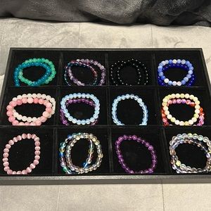 Hand made beaded bracelets